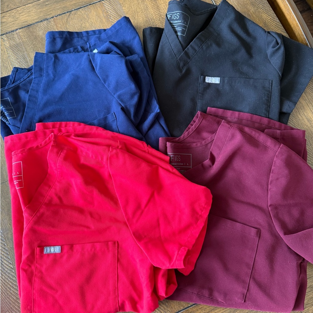 Figs Scrubs Tops Lot